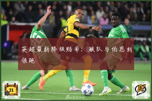 英超最新降级赔率：狼队与伯恩利领跑