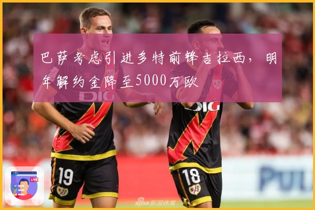 巴萨考虑引进多特前锋吉拉西，明年解约金降至5000万欧